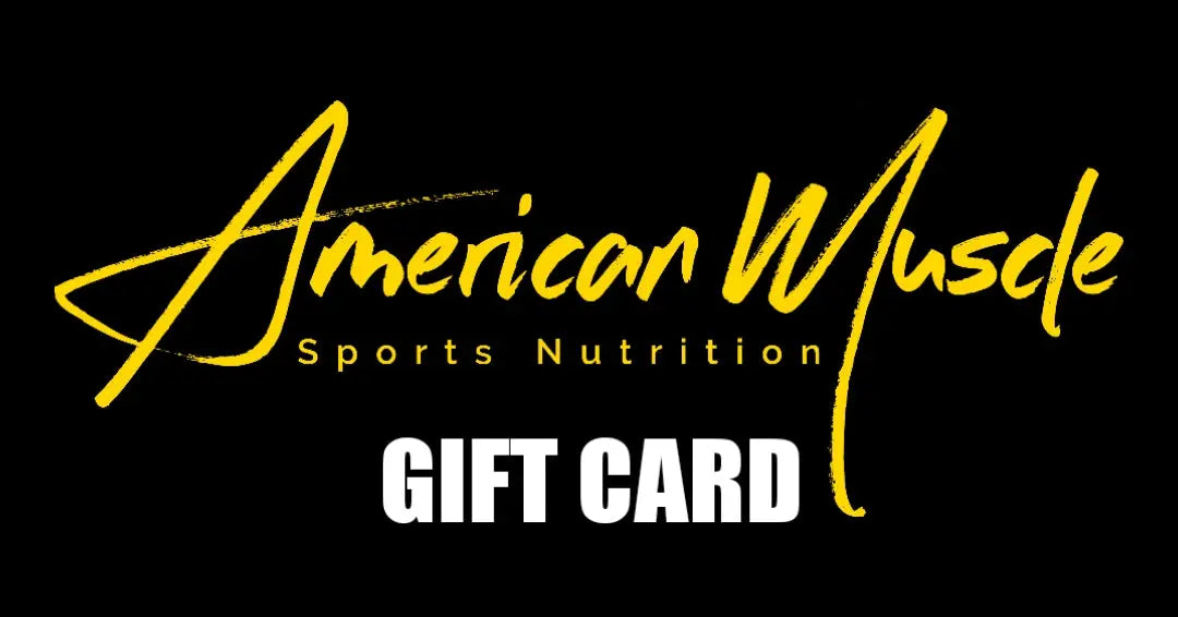 American Muscle Sports Nutrition Gift Card American Muscle Sports Nutrition