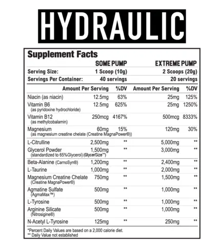 Hydraulic - American Muscle Sports Nutrition